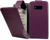 LG Optimus L7 P700 Leather Flip Case Purple